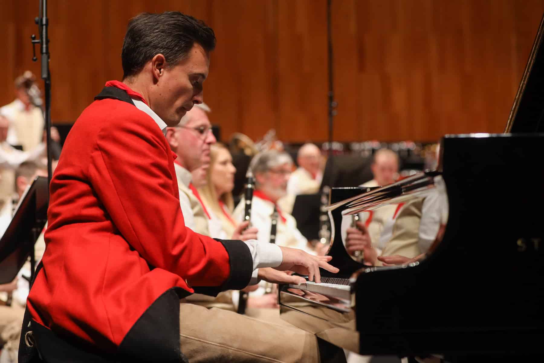 Bert van Engel is a decent pianist and plays solo parts with a counting number of orchestras