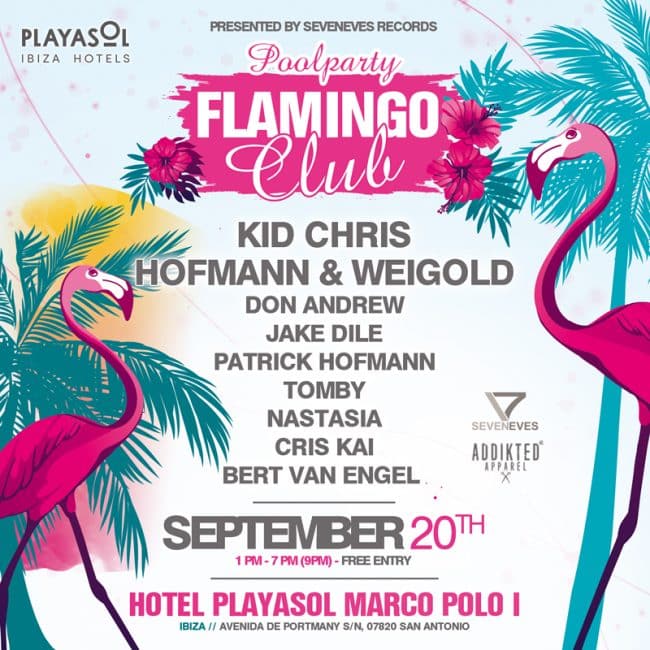 Flamingo Club Poolparty @ Playasol Ibiza Hotels