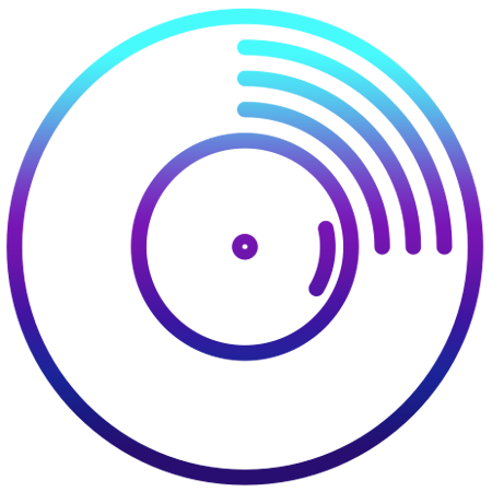 Icon colorful vinyl