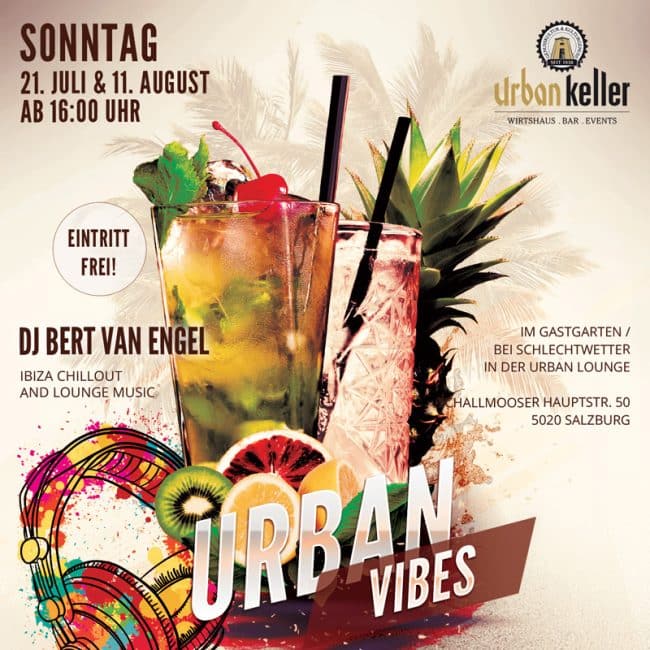 Urban Vibes Party Flyer